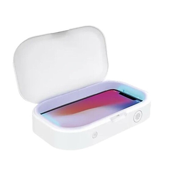 Pure Mobile UV Phone Sterilizer 3 & 5 Min. Timer Kills 99.9% Germs Charging - Picture 1 of 4